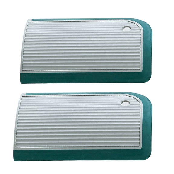 KALLORY 2Pcs Flat Plastic Wiper for Bathroom and Kitchen 12.5X7.3In