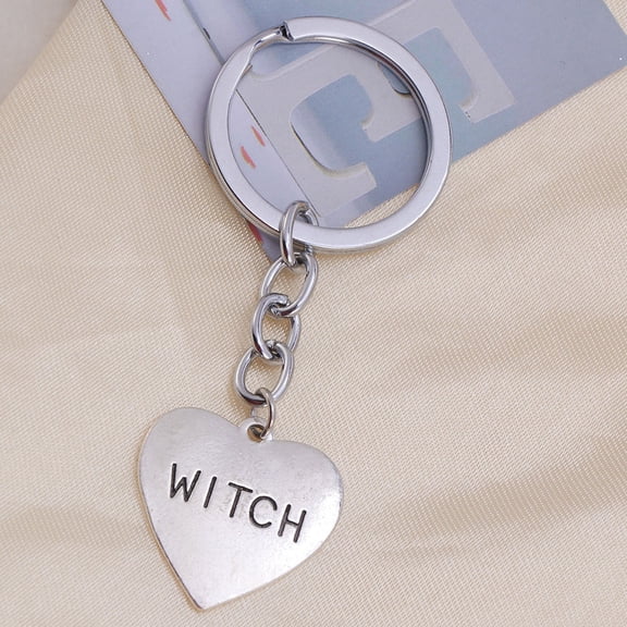 KALLORY 2-Pack Stainless Steel Keychain Accessories for Handbags, Stylish Decorative Charms for Bags and Keys