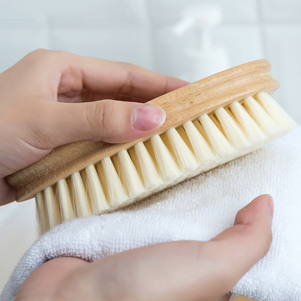 KALLORY 2Pcs Scrubbing Brush for Cleaning Synthetic Material in ...