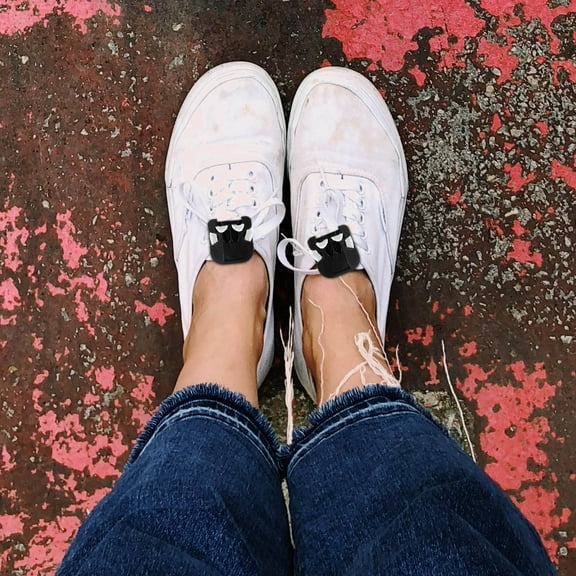 KALLORY 2Pcs Sneaker Laces Clasps Shoelace Fastener Non Slip Adjustable for Men Women Outdoor Activities