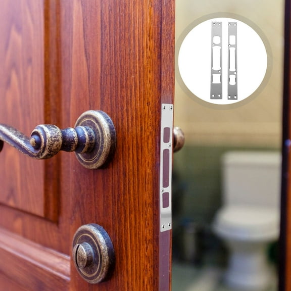 KALLORY 2-Pack Stainless Steel Security Bolt Door Lock for Home and Office Safety