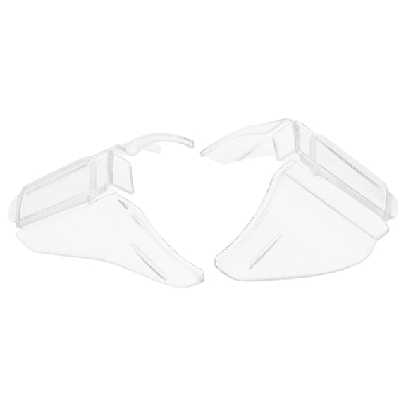 KALLORY 2Pcs Transparent Pc Material Eyeglasses Side Shield For Eye Protection