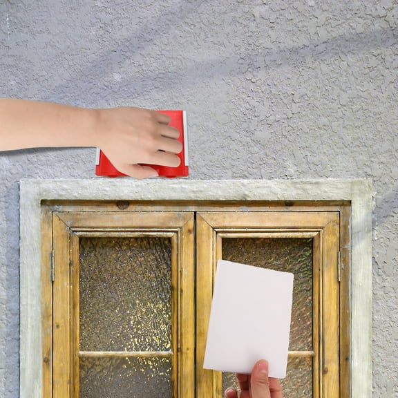 KALLORY 2-Pack White Paint Edger Replacement Pads with Chemical Fiber for Smooth and Precise Wall Painting