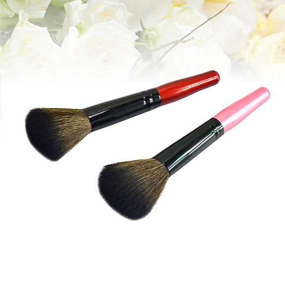 KALLORY Set of 2 Eye Makeup Brushes for Women, Ideal for Natural Eye Makeup, Blending and Precision Application Tools