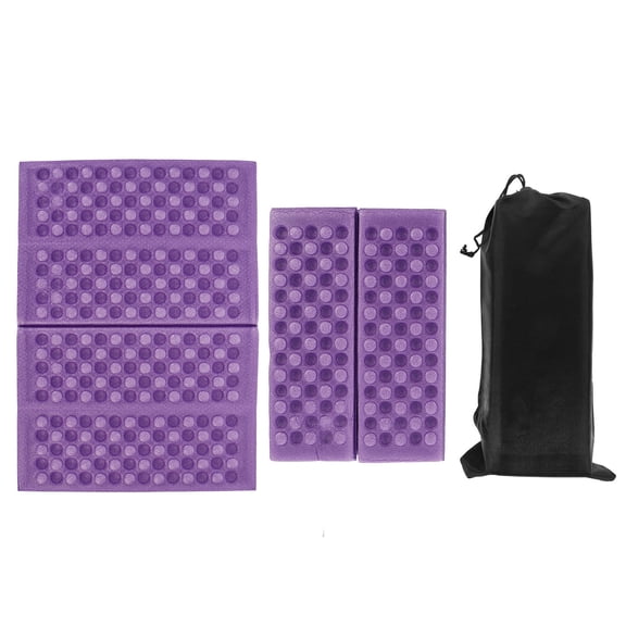 KALLORY 2-Pack Outdoor Picnic Cushions Foldable XPE Foam Pads for Camping, Beach, Yoga, and Travel Comfort