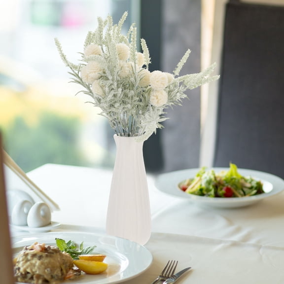 KALLORY 2pcs Realistic Dandelion Artificial Flowers for Home Decor, Flower Arrangement, Reading Room Decoration