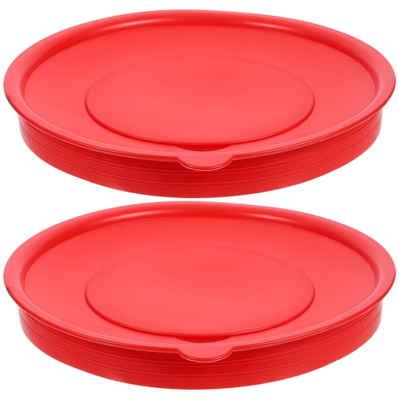 KALLORY 2pcs Reusable Silicone Kitchen Egg Whisk Splatter Screen Splash-proof Guards