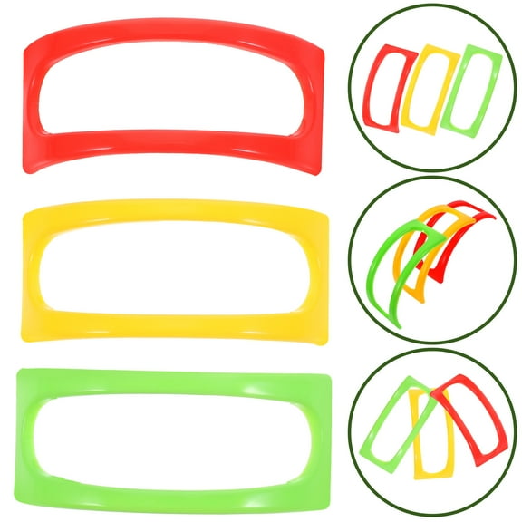 KALLORY Taco Holders Plastic 3Pcs 4.32X1.89X1.38in