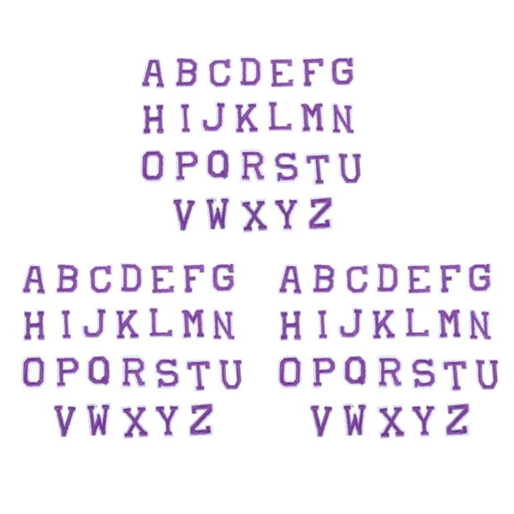 KALLORY Felt Letters Alphabet 3 Sets for Sewing Crafts Soft Material Complete Kit