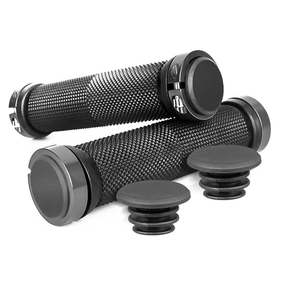 KALLORY 30Pcs Road Bike Handlebar Caps for Handlebars 1.1x1.1x0.6in