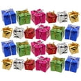 thumbnail image 1 of KALLORY 30pcs Mini Christmas Boxes - Tiny Foam Presents for Dollhouse Crafts and Holiday Scene Decorations, 1 of 10