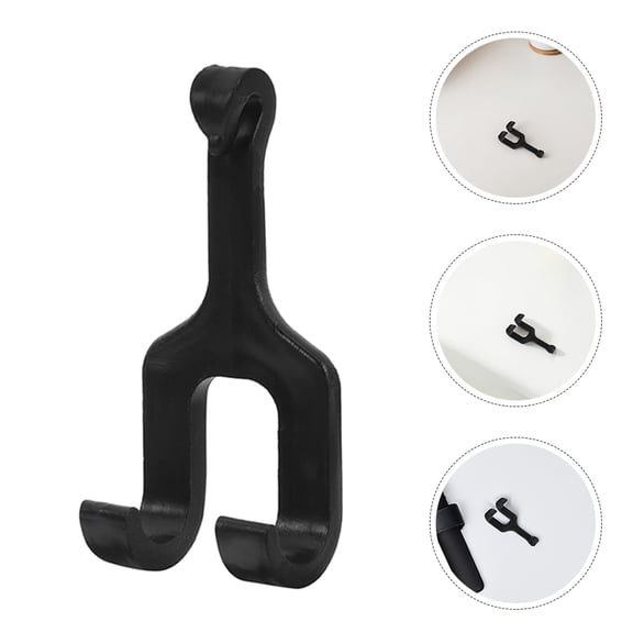 KALLORY Cantaloupe Fruit Support Hooks, Black PP Material, Space-Saving Design, Portable, Set of 30 Pieces for Easy Use