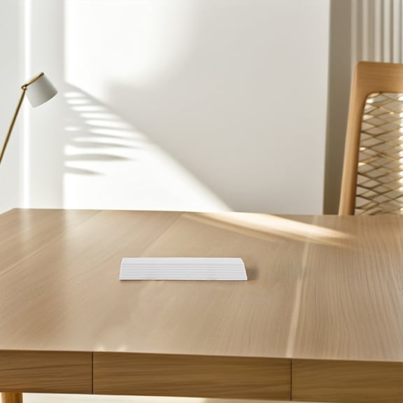 KALLORY Robot Vacuum Ramp with White Rubber , Modular Design for Easy Indoor Accessibility and Smooth Robot Navigation