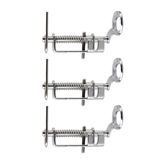 KALLORY 3-Piece Metal Sewing Machine Presser Foot Set for Low Sewing, Quilting, and Patchwork Projects