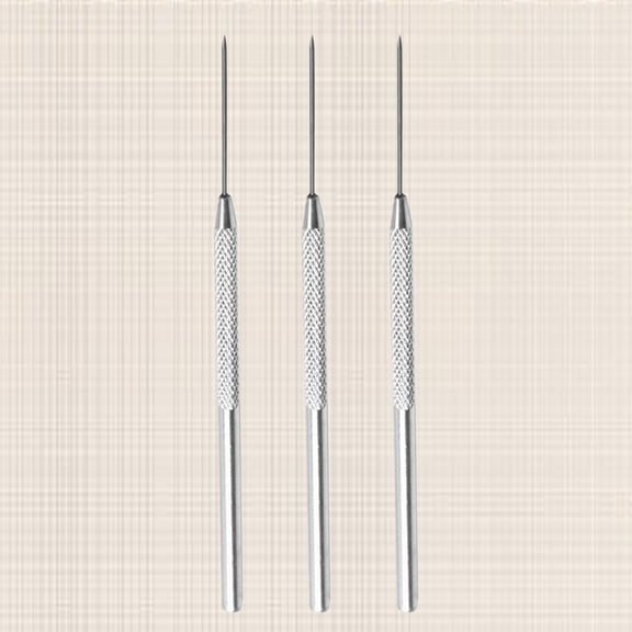 KALLORY 3Pcs Pottery Detailing Needle for Decorate Frosted Biscuits and Dig Holes in Clay Artists