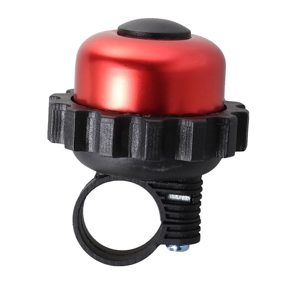 KALLORY 3-Pack Vintage Style Rotating Bike Bells for Outdoor Use, Metal Construction, 6.5x5.5CM Compact Size