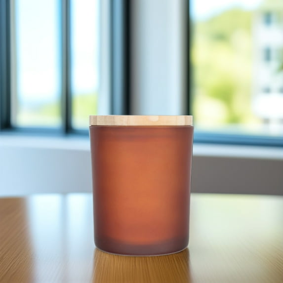 KALLORY 3Sets Candlelight Dinner Supply Candle Cups Glass Material for Home Decor Elegant Design