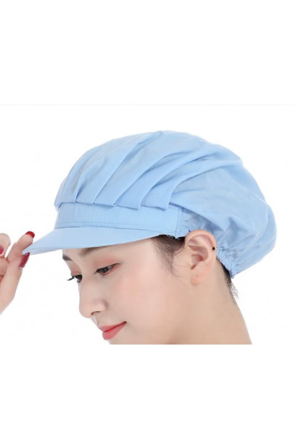 Set of 3 Caps for Adults - Unisex Cooking Hats - Reusable Food Service Beanies for Restaurant and Catering