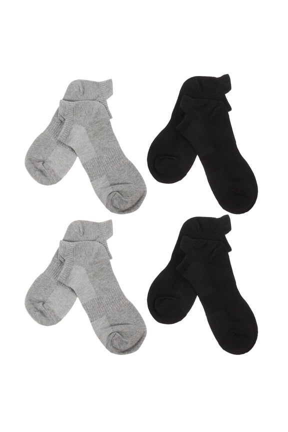 4Pairs Sports Breathable Cotton Socks Unisex Ankle Socks for Running Climbing Everyday Use