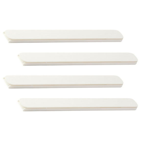 KALLORY 4 Pcs Cabinet Drawer Furniture Sliders Slides White