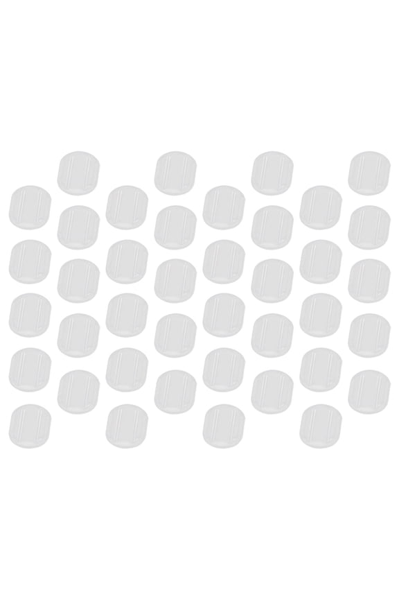 40pcs Clear Clip On Earring Backs Cushions for Daily Use Transparent PVC Earring Covers