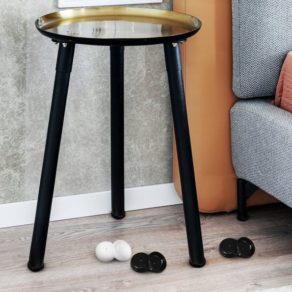 KALLORY 48Pcs Chair Sliders for Carpeted Floors Assorted Color Low Profile Furniture Pads for Quiet Movement