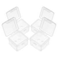 thumbnail image 1 of KALLORY 4Pcs Cheese Storage Containers for Cream Cheese with Transparent Reusable Plastic and Lid, 1 of 8