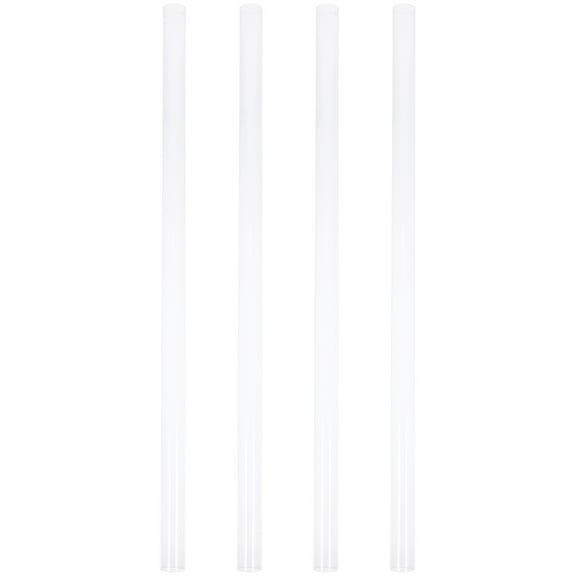 KALLORY 4-Pack Clear PVC Tubing with Slight Tint for Medical and Industrial Equipment Use