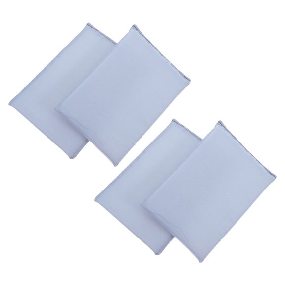 KALLORY 4Pcs Grey Padded Camera Bag Inserts with Adjustable Partition Dividers for Camera Storage
