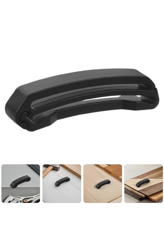 4Pcs Lightweight Black Plastic Strap Clips for Backpack Belt Buckles Ideal for Camping Hiking