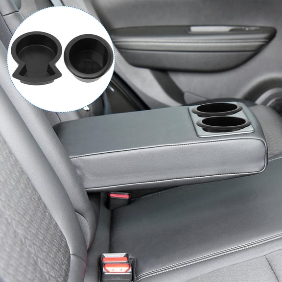 KALLORY 4Pcs Non-Tipping Universal Cup Holder Insert for Car and Boat Beverages