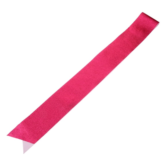 KALLORY Soft Rosy Glitter Sashes for Parties, Weddings, Ceremonial Occasions, Decorations and Special Events