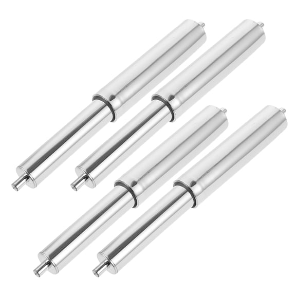 KALLORY 4Pcs Adjustable Length Spring Toilet Paper Roller Rod Stainless Steel for Home Bathrooms