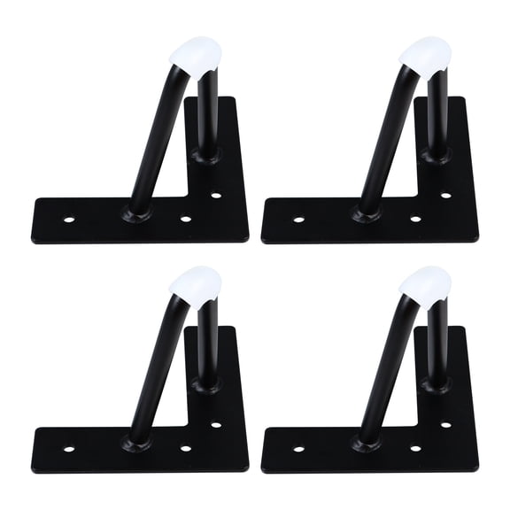 KALLORY 4Pcs Strong U Shape Hairpin Legs for DIY Furniture Project 4.32X4.32X3.93in