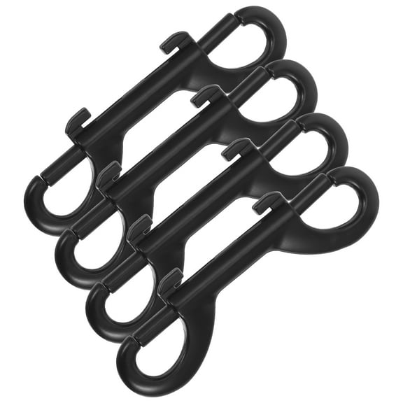 KALLORY 4pcs Double Ended Snaps Hooks Double Ended Bolt Snap Hooks Dog Leash Clip