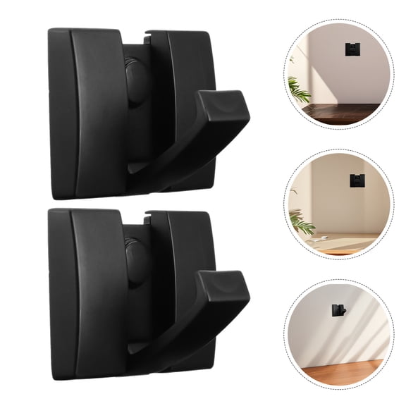 KALLORY Multi Use Folding Wall Hook for Small Spaces Bathroom Kitchen Bedroom with Smooth Finish