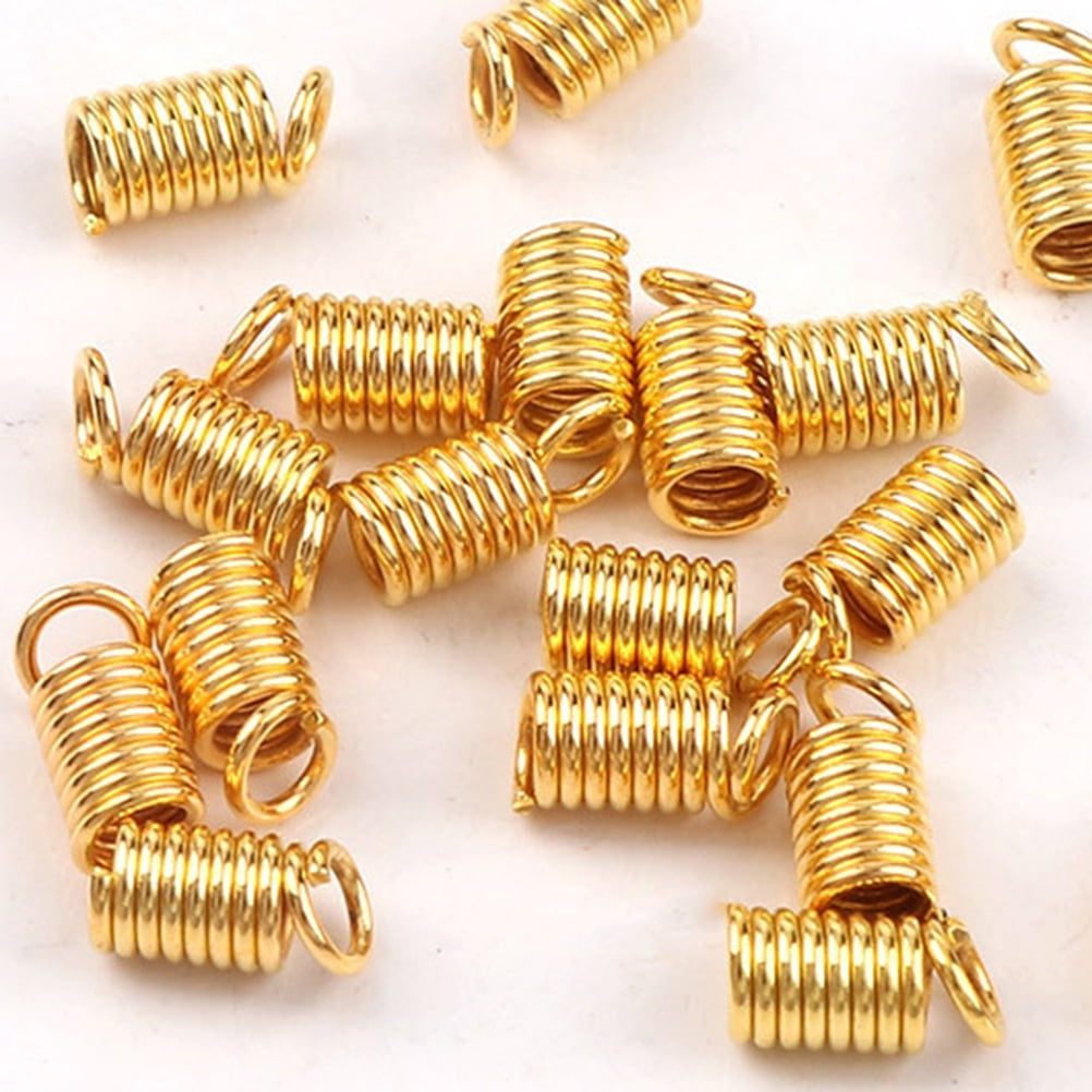KALLORY 5 Packs Golden Metal Spring Buckles Diy Jewelry Connectors for ...
