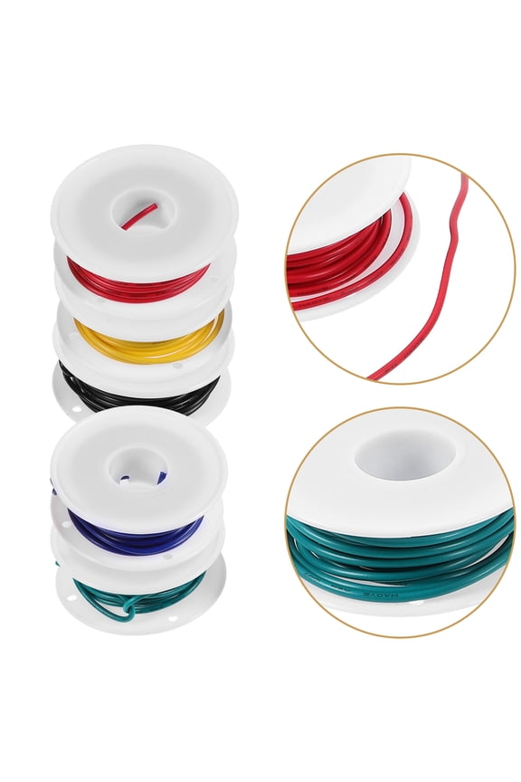 Copper Electrical Wire for Home Use, Assorted Colors, Tinned Copper for Enhanced Conductivity