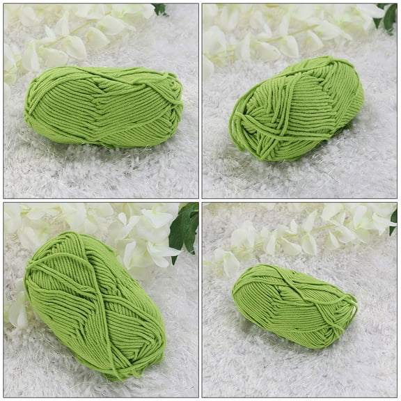 KALLORY 5 Rolls Weaving Cotton Cord Soft Texture Yarn For Diy Projects And Celebration