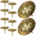 thumbnail image 1 of KALLORY Golden Iron Decorative Upholstery Tacks for Sofas and Chairs 50Pcs, 1 of 8