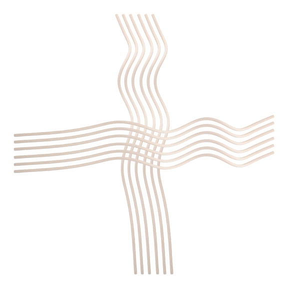 KALLORY 50pcs Natural Rattan Reed Diffuser Sticks 11 Inch - Diffuser Replacement Reeds for Home and Office