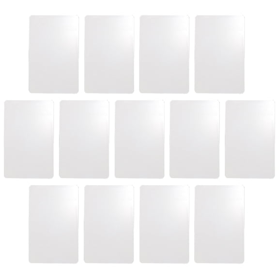 KALLORY 50pcs Unfinished Blank Label Paintable Retro Display Tags Diy Art Crafts Supplies