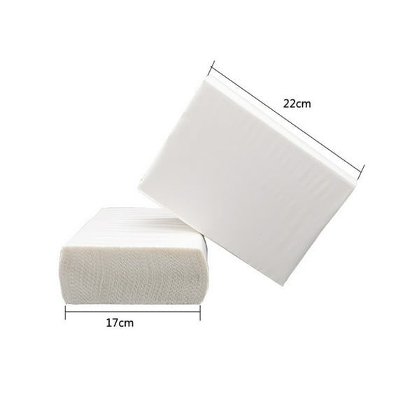 KALLORY White Tissue Paper Towels, Thick and , Multipurpose for Home, Office, Kitchen, and Commercial Use, 100 Sheets