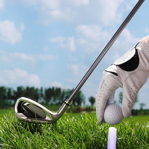 KALLORY 5Pcs Sleek Construction Rubber Golf Tee Holder for Golf Players Accessories on Practice