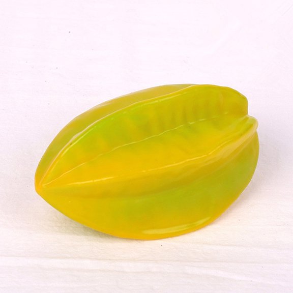 KALLORY 5Pcs Simulated Fruit Adornment Model Yellow Plastic Teaching Aid Store Decor