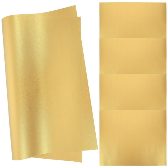 KALLORY 5Pcs Premium Fiberglass Oven Mat Nonstick Baking Sheets Golden Oven Liners for Kitchen