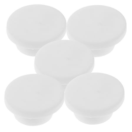 KALLORY 5pcs Silicone Sink Spillover Caps, Kitchen Sink Hole Covers Fit 19-20mm, Bathtub Jet Covers for Jetted Tub, Round Basin Plug Prevent Overflow