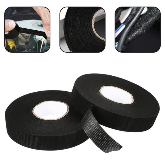 KALLORY 6 Rolls Wire Harness Tapes High Temp Wiring Harness Tape Self Adhesive Electrical Tapes for Car Engine