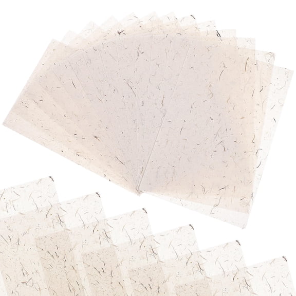 KALLORY 60Pcs Card Making Paper Sheets Natural Absorbent Paper for Writing and Painting Projects