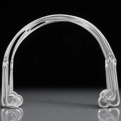 KALLORY Easy Install Billiard Net Bag Fixator in Silver Aluminium for Clubs